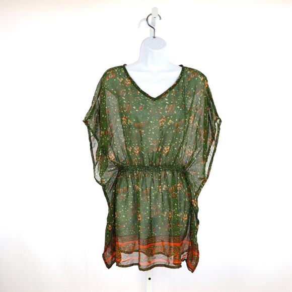 People Green Angrakha Kurta Size Medium - Picture 8 of 8
